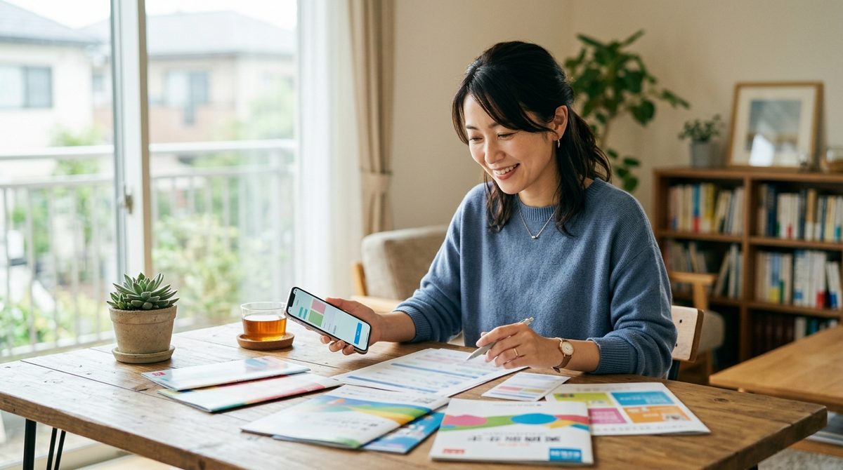 英検申し込みを確認する様子