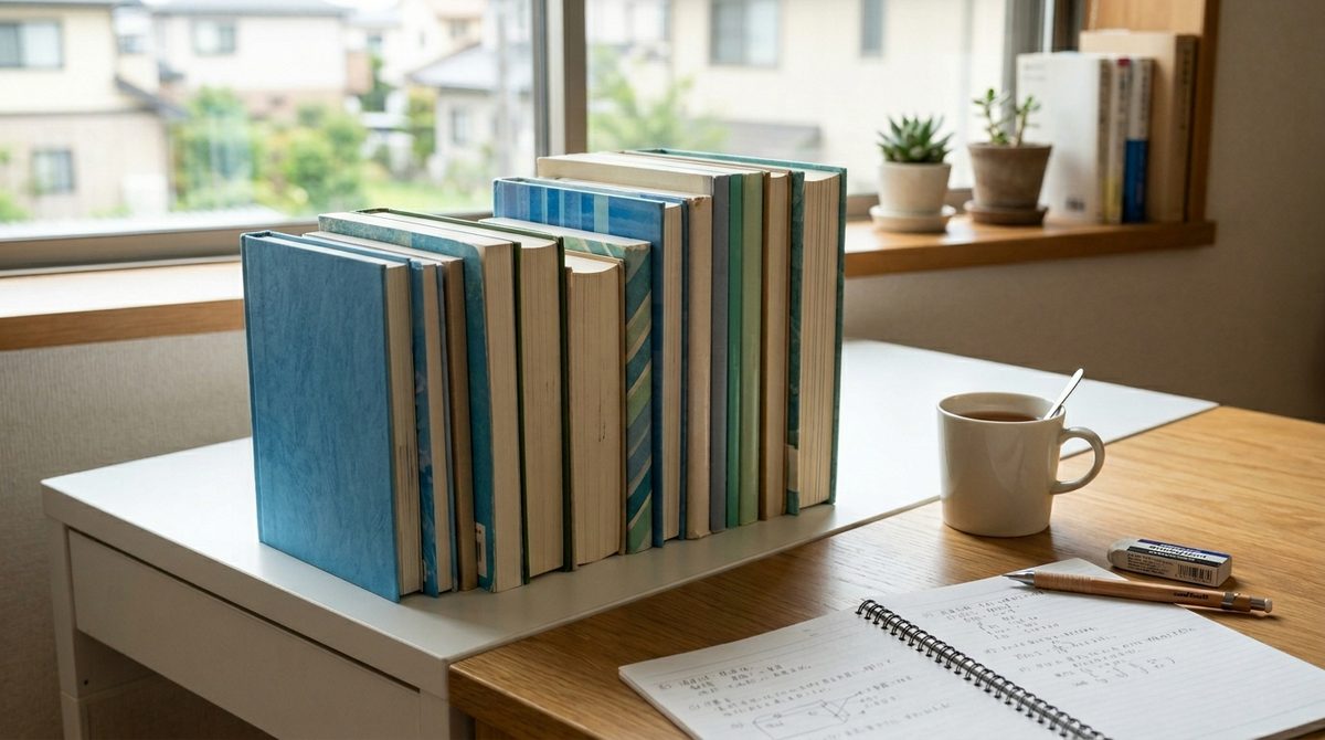 複数のテキストを並べることで、自分に合ったものを選ぶプロセスを表現する